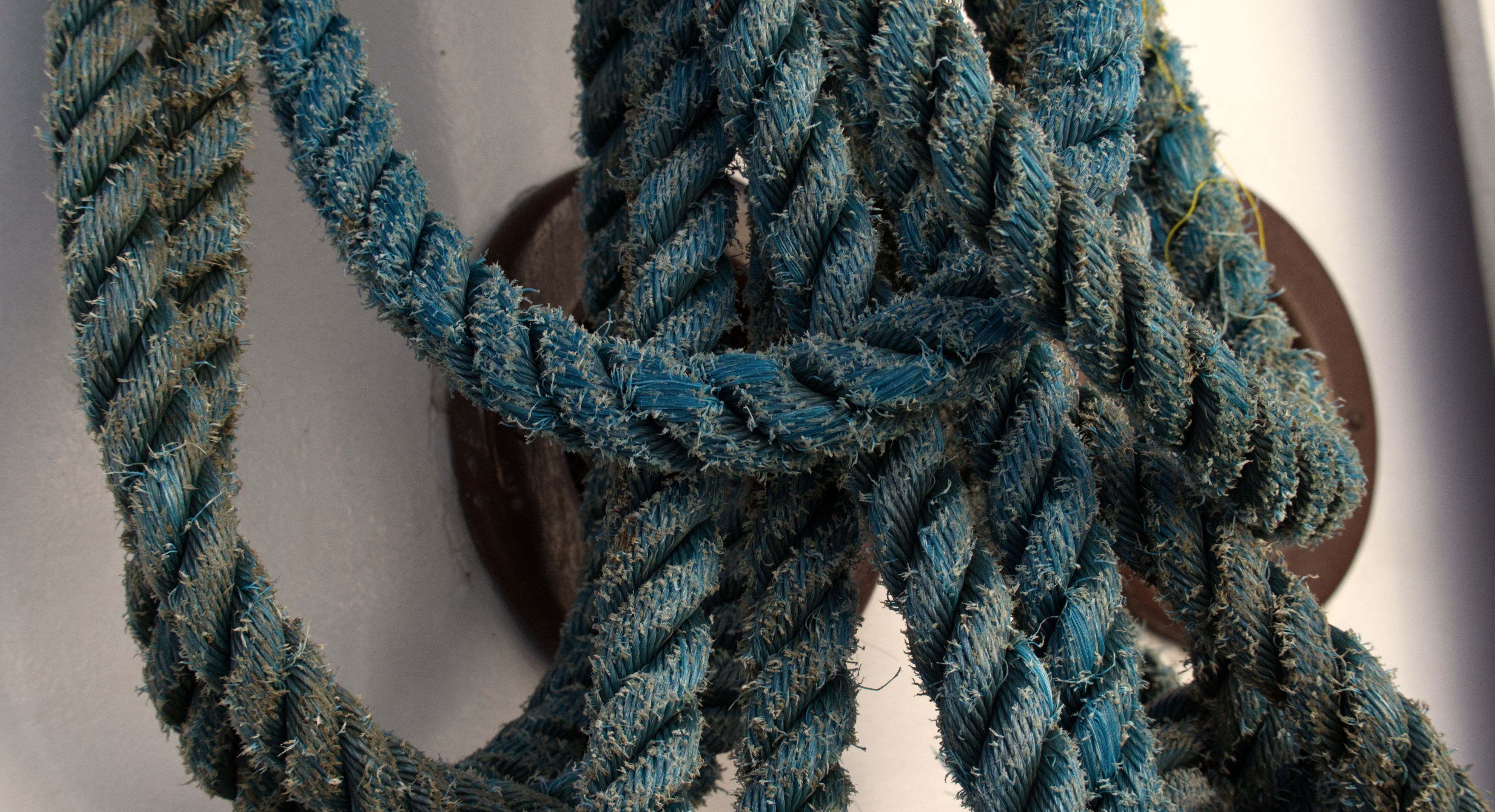 Ropes extend from the boat’s edge, used to secure canoes and maintain position in the current. Their tension shifts with changes in speed, direction, and the pull of passing vessels. Along this stretch of river, very little is bolted in place. Most things are tied.