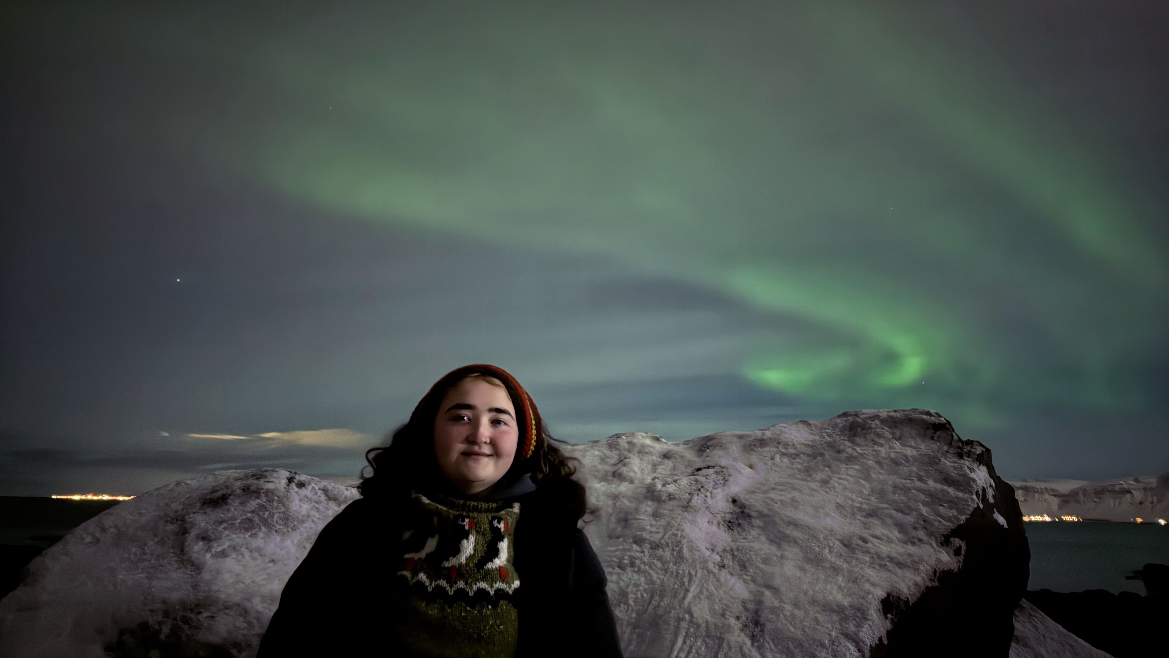 Me and the aurora borealis