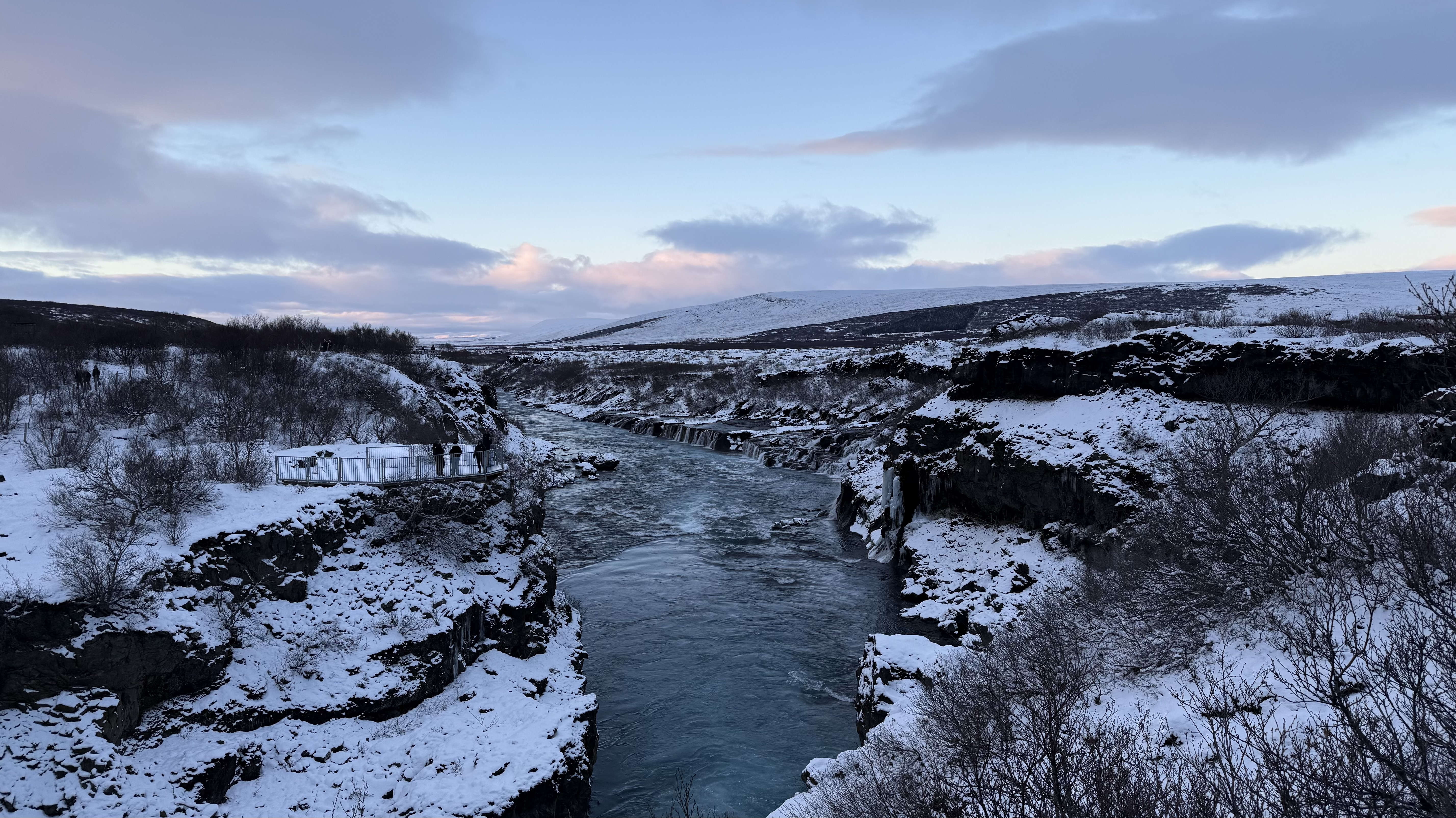 River and waterfall in Iceland
